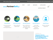 Tablet Screenshot of partnersoft.pl